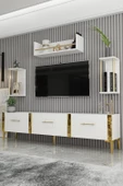 Givayo Mobilya LAURA TV ÜNİTESİ BEYAZ GOLD - 2