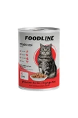Foodline Karışık 4 çeşit Yetişkin Kedi Konservesi 400 Gr x 20 Adet - 4