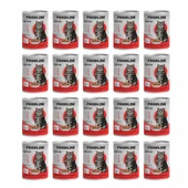 Foodline Kuzu Etli Yetişkin Kedi Konservesi 400 Gr x 20 Adet - 1