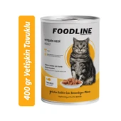 Foodline Tavuklu Yetişkin Kedi Konservesi 400 Gr x 20 Adet thumbnail 2