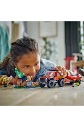 Lego City 4x4 Kurtarma Botlu İtfaiye Kamyonu 60412,Kamp Çadırı ve İtfaiyeci Minifigürü İçeren 301 Parça Yapım Seti - 9