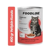 Foodline Kuzu Etli Yetişkin Kedi Konservesi 400 Gr x 24 Adet thumbnail 2