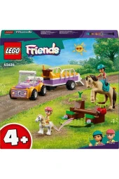 Lego Friends At Ve Midilli Römorku 42634,Liann Ve Zoya Minifigürü İçeren 105 Parça Yapım Seti thumbnail 3