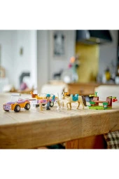 Lego Friends At Ve Midilli Römorku 42634,Liann Ve Zoya Minifigürü İçeren 105 Parça Yapım Seti thumbnail 4