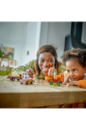 Lego Friends At Ve Midilli Römorku 42634,Liann Ve Zoya Minifigürü İçeren 105 Parça Yapım Seti thumbnail 8