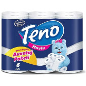 Teno 6'lı Kağıt havlu 2 Katlı - 1