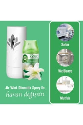 AİR WİCK Oda Kokusu Otomatik Sprey Makine + Yedek 250 Ml Bahar Çiçekleri 70 Güne Kadar Etkili thumbnail 3