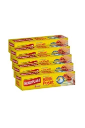 KOROPLAST Kilitli Poşet Küçük Boy 19X25 Cm 12 Adet - 5'Li - 1