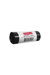 KOROPLAST Siyah Eko Endüstriyel Orta Boy 55X60 Çöp Torbası - 1 Koli - 1