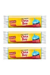 KOROPLAST Güçlü Orta Boy 15Li Çöp Torbası X 3 Paket 55*60 Cm - 1