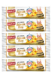 KOROPLAST Vanilya Kokulu Büzgülü Büyük Boy Çöp Torbası 5Li - 1