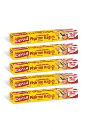 KOROPLAST Pişirme Kağıdı Hazır Kesilmiş 16 Adet - 5'Li - 1
