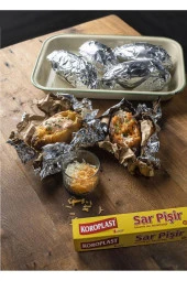 KOROPLAST Sar Pişir 12'Li (İçi Pişirme Kağıdı -Dışı Alimunyum Folyo) - 2