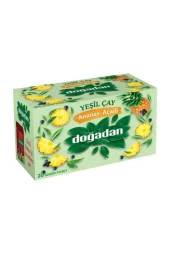 DOĞADAN Bardak Poşet Açai Ananaslı Yeşil Çay 20'Li - 1