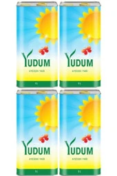 YUDUM Ayçiçek Yağı 5 Lt Teneke 4 Adet - 1