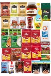 YUDUM Ayciçek Yağı 2 Lt Ramazan Paketi Kumanya Yardım Gıda Erzak Kolisi Lüks Paket 32 Parça Ürün - 1
