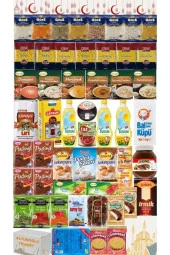 YUDUM Ramazan Paketi Kumanya Yardım Erzak Gıda Kolisi Süper Mega Paket 52 Parça Ürün - 1