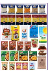 YUDUM Ramazan Paketi Kumanya Yardım Erzak Kolisi 33 Parça - 1