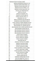 BAŞHAN Ramazan Erzak Yardım Gıda Kolisi Kumanya Yardım Gıda Paketi 39 Parça Ürün - 3