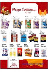 ALTUNOĞLU Ramazan Paketi Kumanya Yardım Gıda Erzak Kolisi Mega Paket 23 Parça Ürün 18 Kg - 1