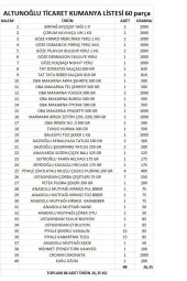 ALTUNOĞLU Ramazan Paketi Kumanya Yardım Erzak Gıda Kolisi 60 Parça Ürün Mega Koli - 3