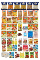 ÇAYKUR Ramazan Paketi Kumanya Yardım Gıda Erzak Kolisi Mega Paket 57 Parça Ürün - 1