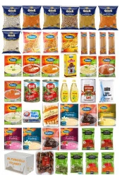 RAMAZAN PAKETİ Kumanya Yardım Erzak Gıda Kolisi 44 Parça Ürün Mega Koli - 1