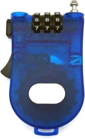 Tex TY4605 Masterlock Kask Kilidi Motosiklet ve Bisikletler Için Uyumlu Şifreli Kilit Mavi thumbnail 1