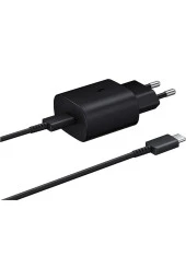 Sm-g990e S21 Fe 5g Ep-ta800n Typec 25w Kablolu Hızlı Şarj Adaptörü Siyah - 1