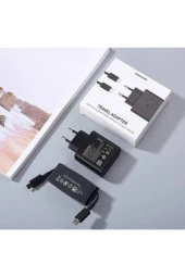 Orijinal 45w 5a Süper Hızlı Şarj Cihazı Adaptör Pd - 5amper Kablo Ep-ta845 (siyah) - 4