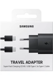 Usb-c 25w Hızlı Şarj Aleti Ep-ta800xbegww Siyah ( Türkiye Garantili) - 1