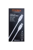 MOBİX Mobix 3.1A Qualcomm Type-C to Lightning Hızlı Şarj Ve Data Kablosu 1M (Mobix Türkiye Garantili) - 1