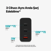 Ttec Süper Şarj Akım Korumalı Gan 120W Şarj Başlığı Laptop Tablet Macboook Şarj Başlığı PD/QC/PPS - 8