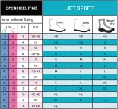 Scubapro Twin Jet Palet Siyah - L (44-45) - 2