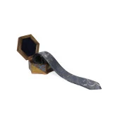 e38 ERKEK RENKLİ EBRU KRAVAT - K0117 - 2