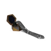 e38 ERKEK RENKLİ EBRU KRAVAT - K0126 - 2