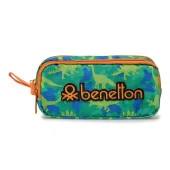 Benetton Dinazor Desenli Çift Bölmeli Kalemlik 03663 thumbnail 1