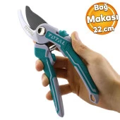 Bağ Makas Bahçe Bitki Çiçek Gül Ağaç Üzüm Filiz Çubuk Çıbık Dal Budama Kesme Bıçkı Makası 220 mm thumbnail 1