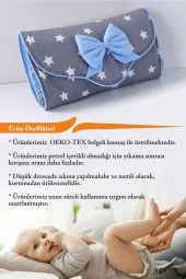 Umaybebek Alt Açma Minderi - Çantalı - Koyu/gri Mavi- - 3