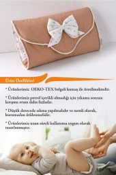 Umaybebek Alt Açma Minderi - Çantalı - Kahve Yıldız- - 3