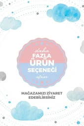 Umaybebek Bebek Nevresim Takımı, Çarşaf - %100 Pamuk-Mavi/Gri Kelebek - 4