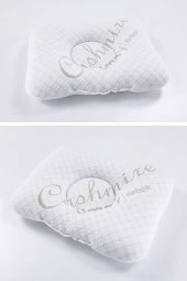 Umaybebek Düz Kafa Yastığı, Bebek Yastığı, Düz Kafa Sendromu Bebek Yastığı-Beyaz - 2