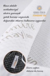 Umaybebek Umay Çantalı Taşınabilir Reflü Yatağı, Babynest, Anne Çantası - Dokuma Gri - 4