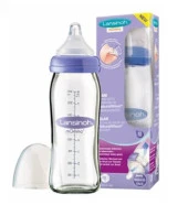 Lansinoh Cam Biberon NaturalWave Biberon Emziği 240 ml - 1