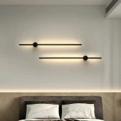 Dekoratif Aplik | 800 mm Uzunluk | 20mm Genişlik | Siyah Renk | 1080 Lümen | 3000K" thumbnail 3