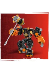 Lego Ninjago Cole'un Toprak Elementi Robotu 71806,Aksiyon Figürü İçeren 235 Parça Yapım seti - 5
