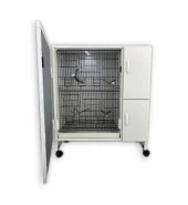 SULTAN (PDMSLT02Y-50T) SULTAN PAPAĞANI DOLABI-KAFESİ- PVC KUŞ DOLABI – DOLAP KAFES( KURULU GÖNDERİM) - 2