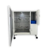 SULTAN (PDMSLT02Y-50T) SULTAN PAPAĞANI DOLABI-KAFESİ- PVC KUŞ DOLABI – DOLAP KAFES( KURULU GÖNDERİM) - 3