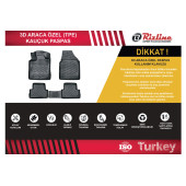 Rizline Citroen C4X 2023+  3D Siyah Paspas - 2