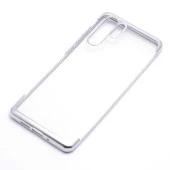 Huawei P30 Pro - Kılıf Dört Köşesi Renkli Arkası Şefaf Lazer Silikon Kapak - 3